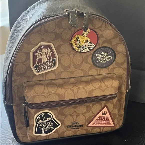 Coach | Bags | Coach Star Wars Disney Backpack Brown | Poshmark display picture 1